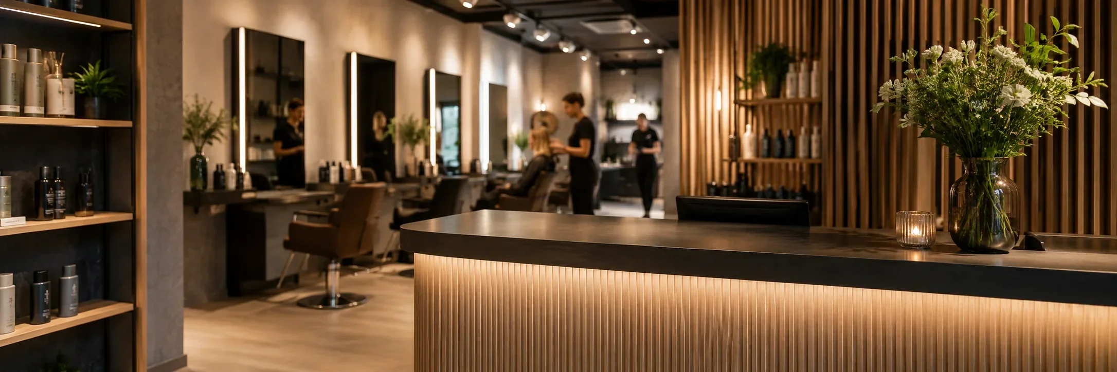 Interior de una peluquería